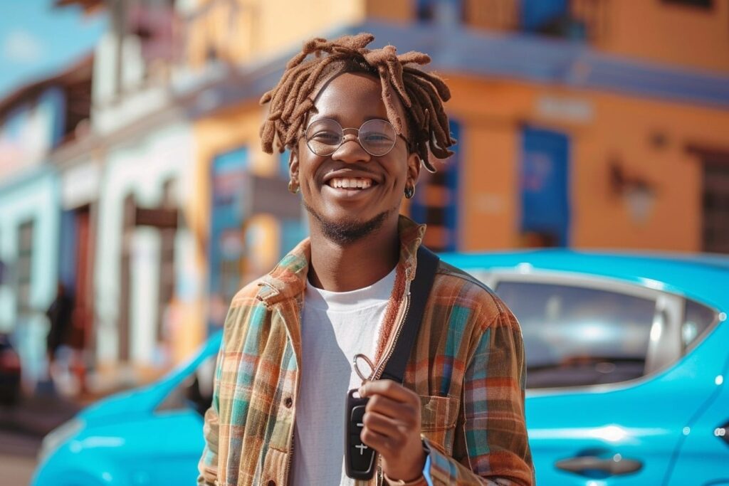 Jeune conducteur compare assurances