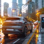 Assurance de voiture électrique en action