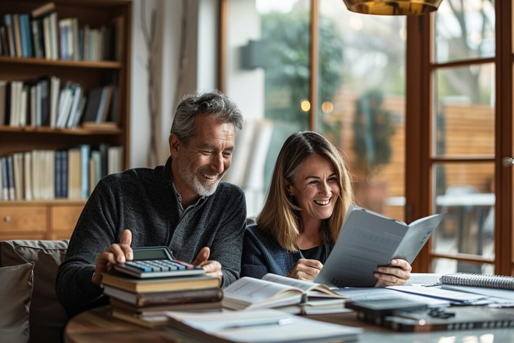 Plan retraite avec graphiques et calculatrice
